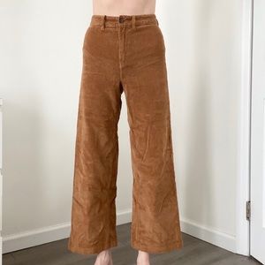 Aritzia high waisted wide leg corduroys - Sz 0